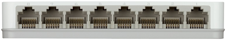سوئیچ شبکه دی لینک مدل DGS-1008A/B دارای 8 پورت LAn 10/100/1000 گیگابیتی است.